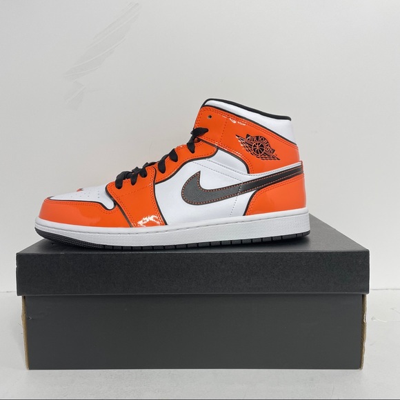 Nike Air Jordan 1 Retro Mid SE Turf Orange NEW - Picture 5 of 7